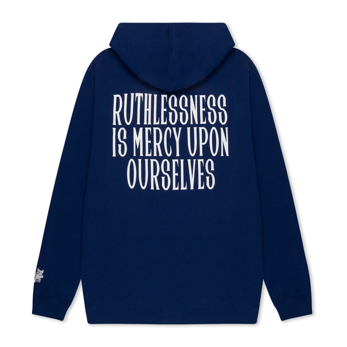 EPIC CD + Ruthlessness is Mercy Blue Hoodie - Image 8
