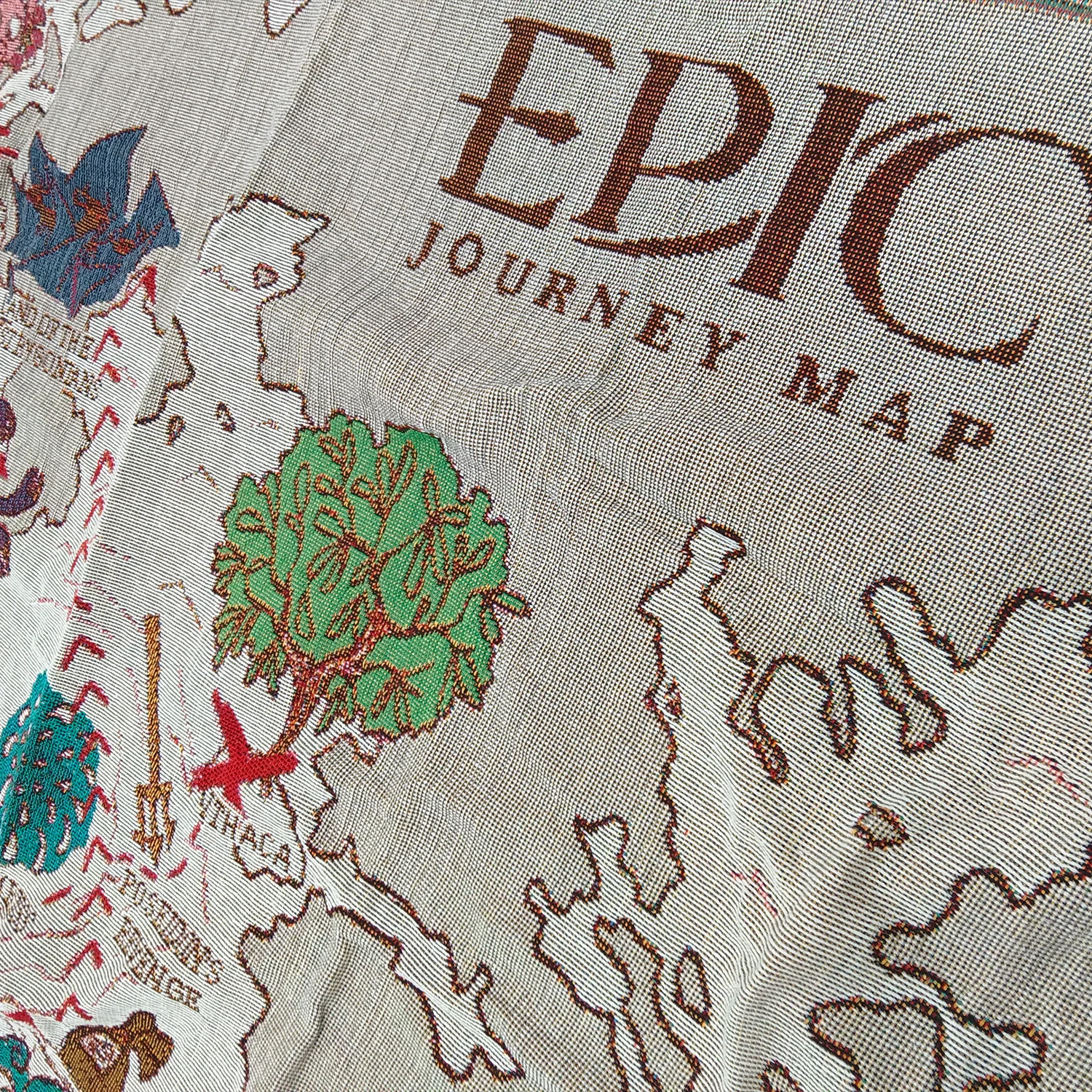Premium Journey Map Woven Blanket (EPIC Signature Collection) - Image 3