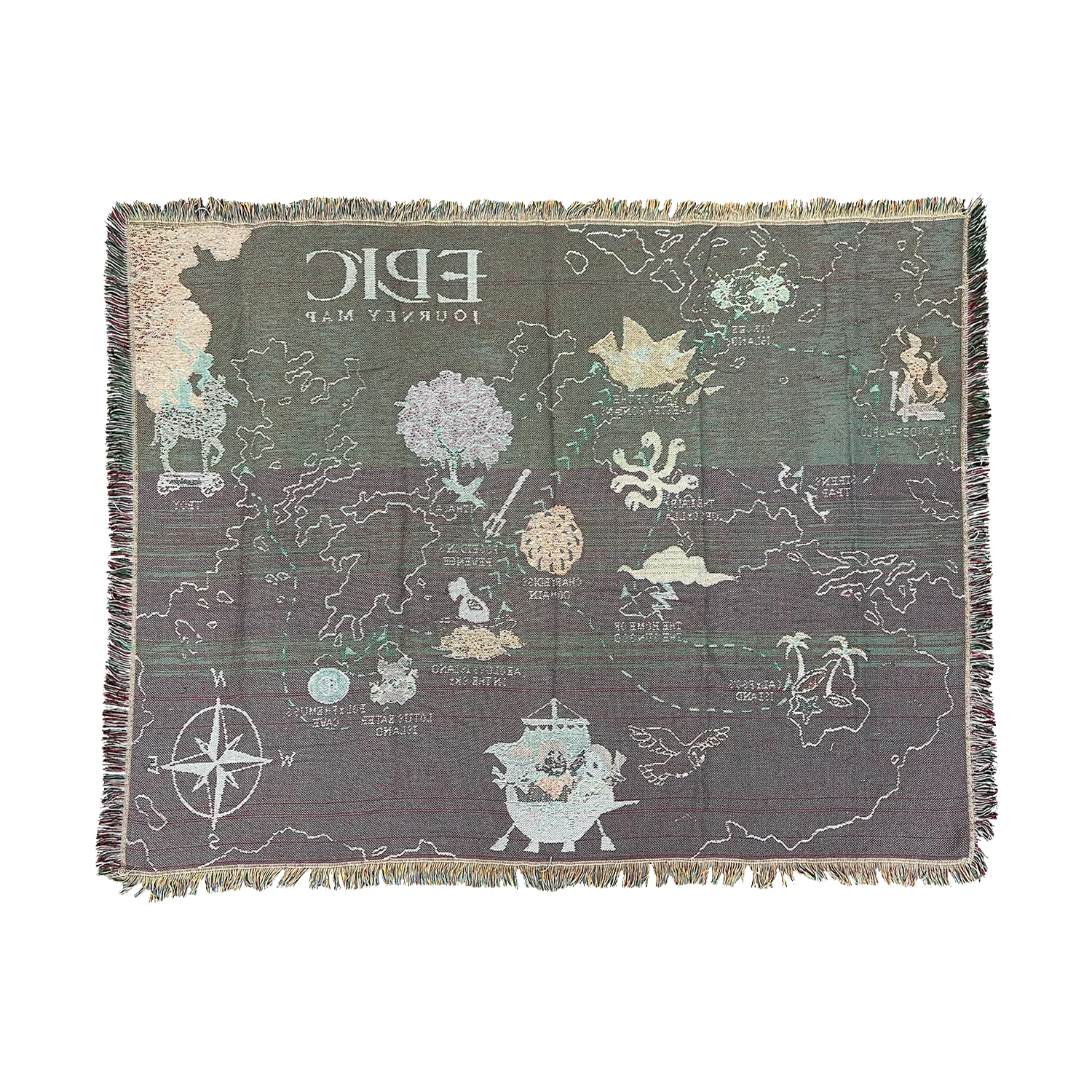 Premium Journey Map Woven Blanket (EPIC Signature Collection) - Image 4
