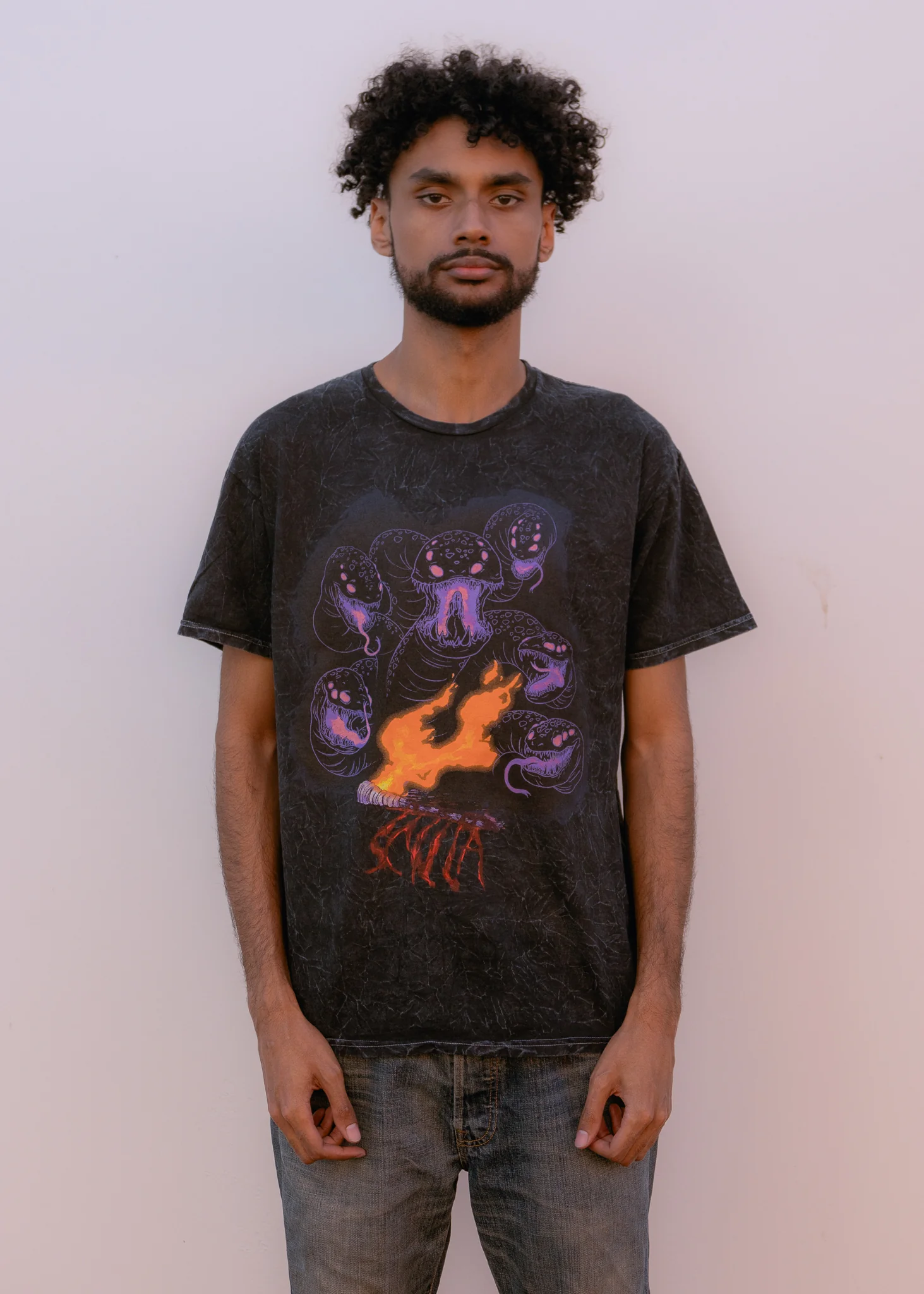 Scylla T-Shirt - Mineral Black - Image 3